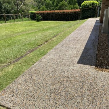 Exposed concrete