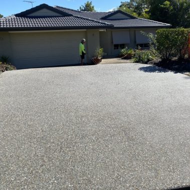 Exposed concrete